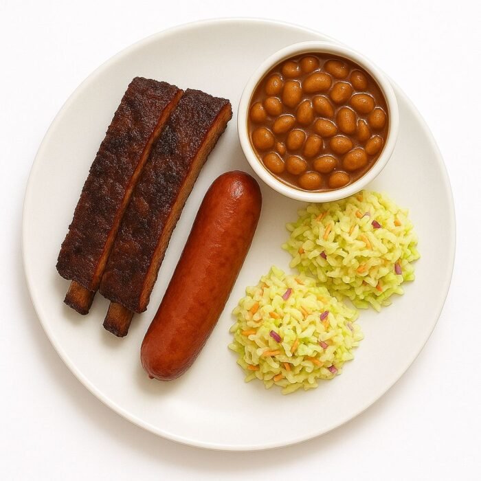 Rib & Brisket Meal with 2 sides - Image 1