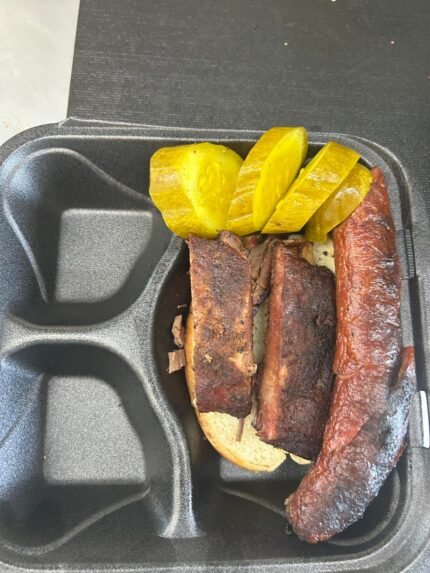 Rib & Sausage Plate A La Carte